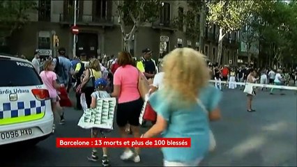 "J'ai vu tous ces corps par terre sur La Rambla" : les témoins de l'attentat à Barcelone sous le choc