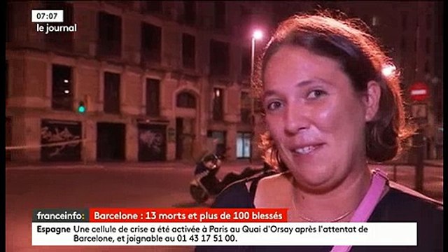 Barcelone : À cause du périmètre de sécurité, des centaines de touristes privés de logement - Regardez