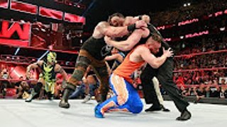 WWE Wal3ooha_ Lesnar-Strowman showdown erupts during Fatal 4-Way faceoff