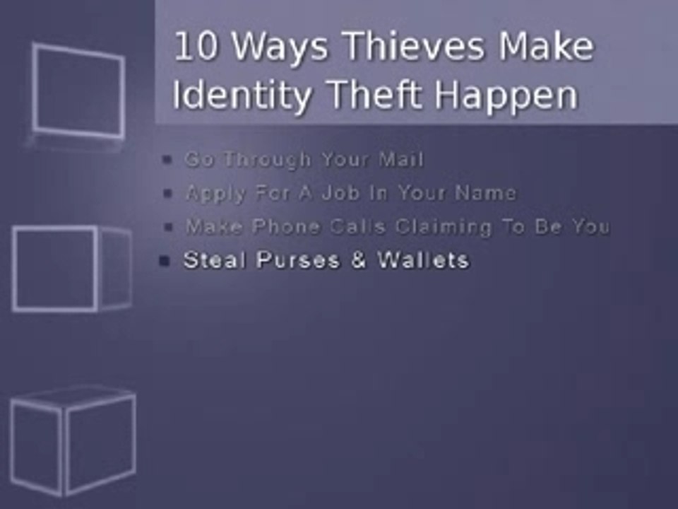 Identity Theft Prevention