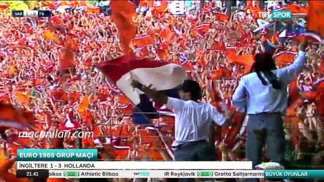 [HD] 15.06.1988 - UEFA EURO 1988 2nd Group Matchday 2 England 1-3 Netherlands - İngiltere 1-3 Hollanda