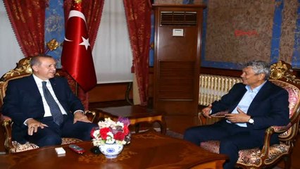 Cumhurbaşkanı Erdoğan, Demirören ve Lucescu'yu Kabul Etti