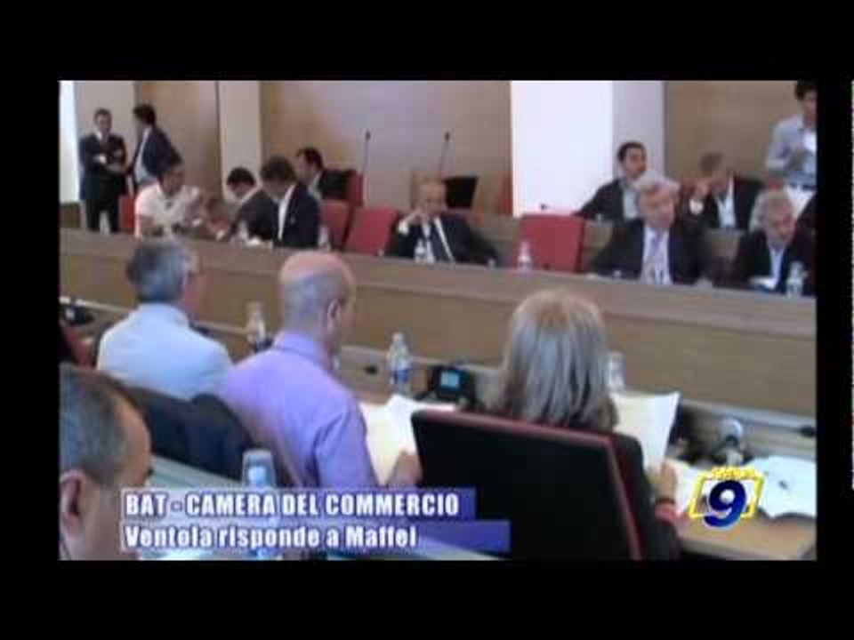 BAT- CAMERA DEL COMMERCIO |  Ventola risponde a Maffei