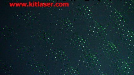 like a fireworks like a laser pen pattern