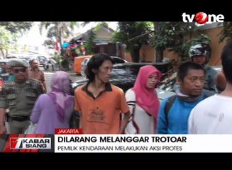 Parkir di Trotoar, Kendaraan Dikempiskan