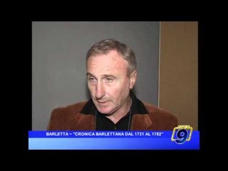 BARLETTA | "Cronica barlettana dal 1731 al 1782"