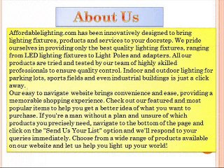 Buy LED Parking Lot Fixtures- Affordablelighting.com