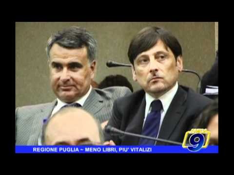 REGIONE PUGLIA | Meno libri, più vitalizi