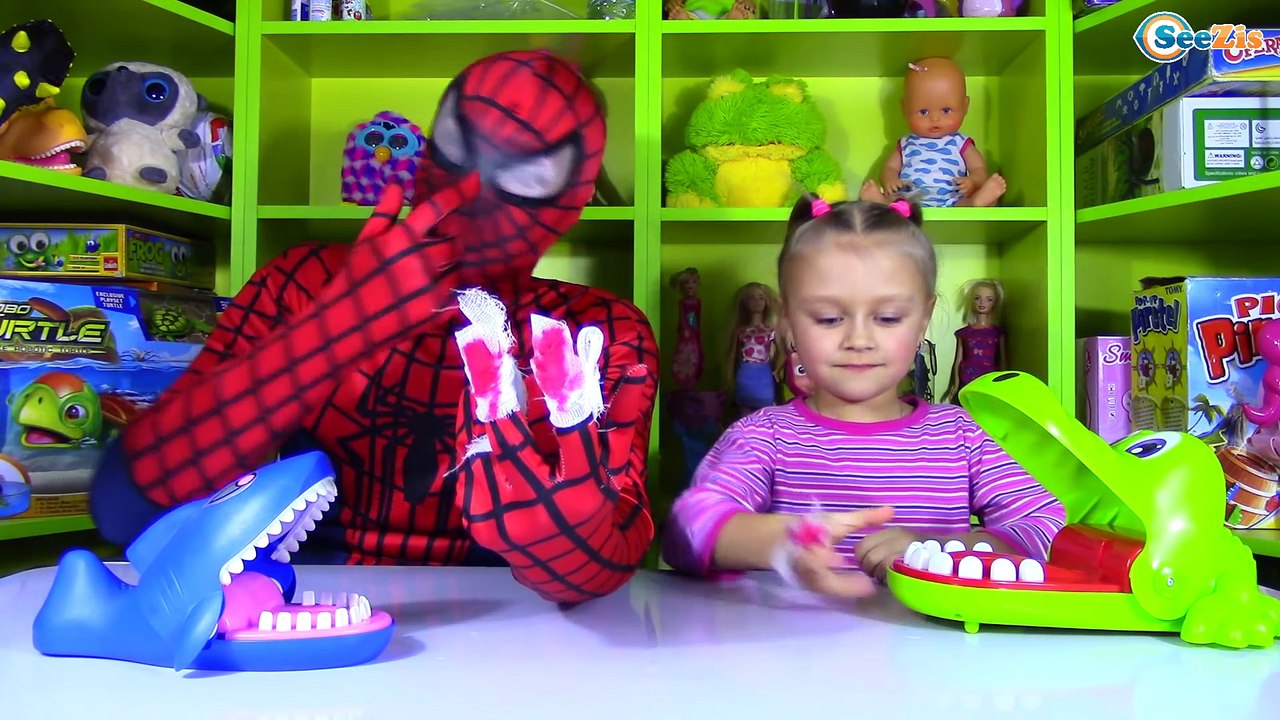 Spiderman. Ярослава и Человек Паук. Игры для де...