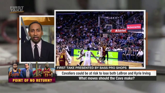 Stephen A. Smith Thinks Cavaliers Should Trade Kyrie Irving _ First Take _ ESPN 7awK0CvHiU