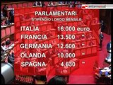 TG 03.01.12 Stipendi record dei parlamentari italiani in Europa