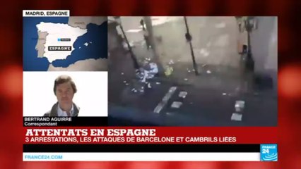 Attentat du groupe État islamique à Barcelone : Le chauffeur de la camionnette toujours en fuite