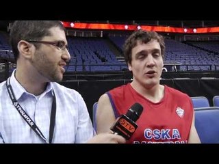 Pre-game interview: Sasha Kaun, CSKA Moscow