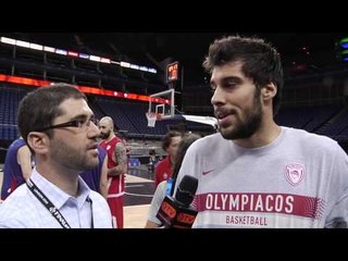 Pre-game interview: Georgios Printezis, Olympiacos Piraeus