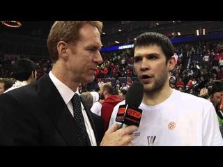 Post-game interview: Kostas Papanikolaou, Olympiacos Piraeus