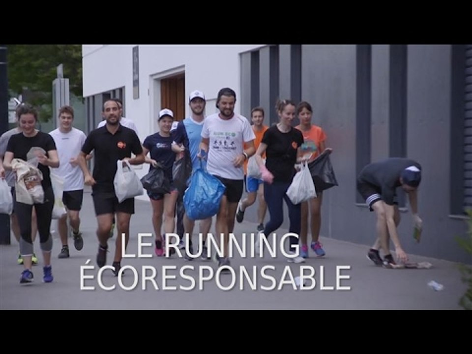 Ce sportif combine running et ramassage de déchets !