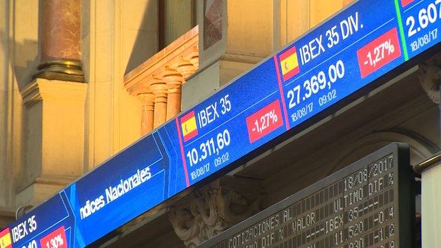 El Ibex cae un 1,3% tras el atentado en Barcelona