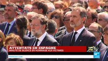 Minute de silence à Barcelone après l'attentat