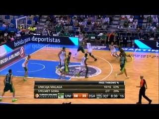 Highlights: Unicaja Malaga-Stelmet Zielona Gora