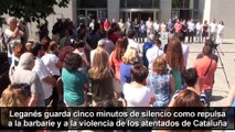 El Ayuntamiento de Leganés guarda 5 minutos de silencio en repulsa a los atentados de Cataluña