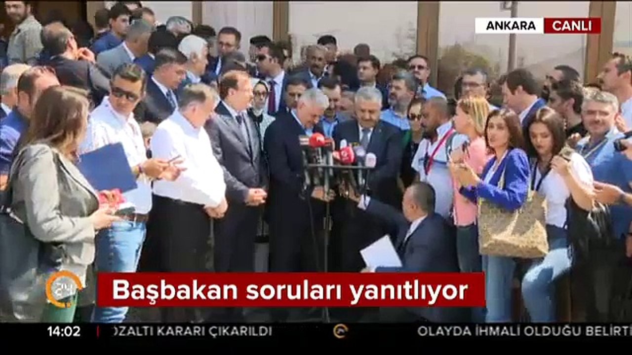 Başbakan Binali Yıldırım'ın gülümseten diyaloğu kamerada!