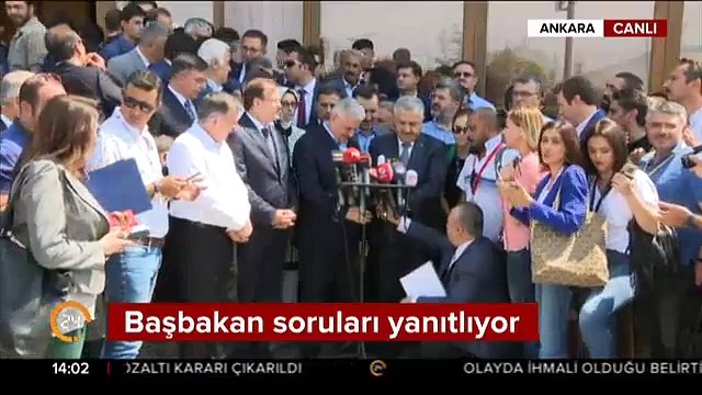 Başbakan Binali Yıldırım'ın gülümseten diyaloğu kamerada!