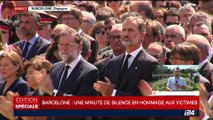 Edition spéciale – Attentats en Catalogne: Une minute de silence à Barcelone en hommage aux victimes