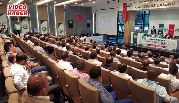 (18 Ağustos 2017) KAYSERİ ŞEKER’İN 62 NCİ GENEL KURULU YAPILDI. BAŞKAN AKAY, “NİŞASTA BAZLI ŞEKER ŞEKERİN ALTERNATİFİ OLAMAZ”