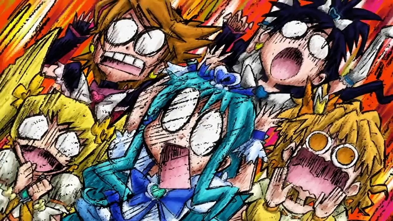 Precure all stars new stage: Doki Doki precure, smile precure, precure happiess charge,..