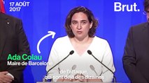 « Barcelone sera toujours une ville de paix, de dialogue, de démocratie » : l’émotion de la maire de Barcelone après les attentats