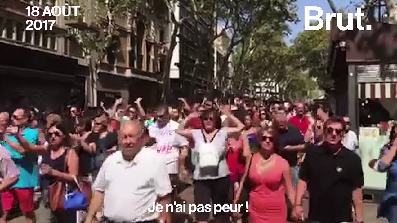 "No tinc por !" ("Je n'ai pas peur !") : le cri résonne dans les rues catalanes