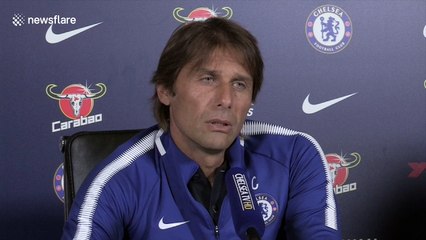 Conte gets into fits of laughter over Costa's latest comments