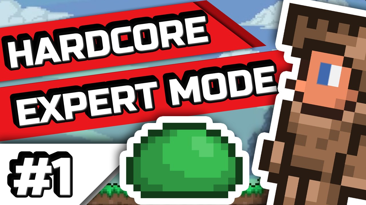 “Welcome to hell” | #1 | Hardcore Expert Mode | Terraria Let's Play | No Deaths