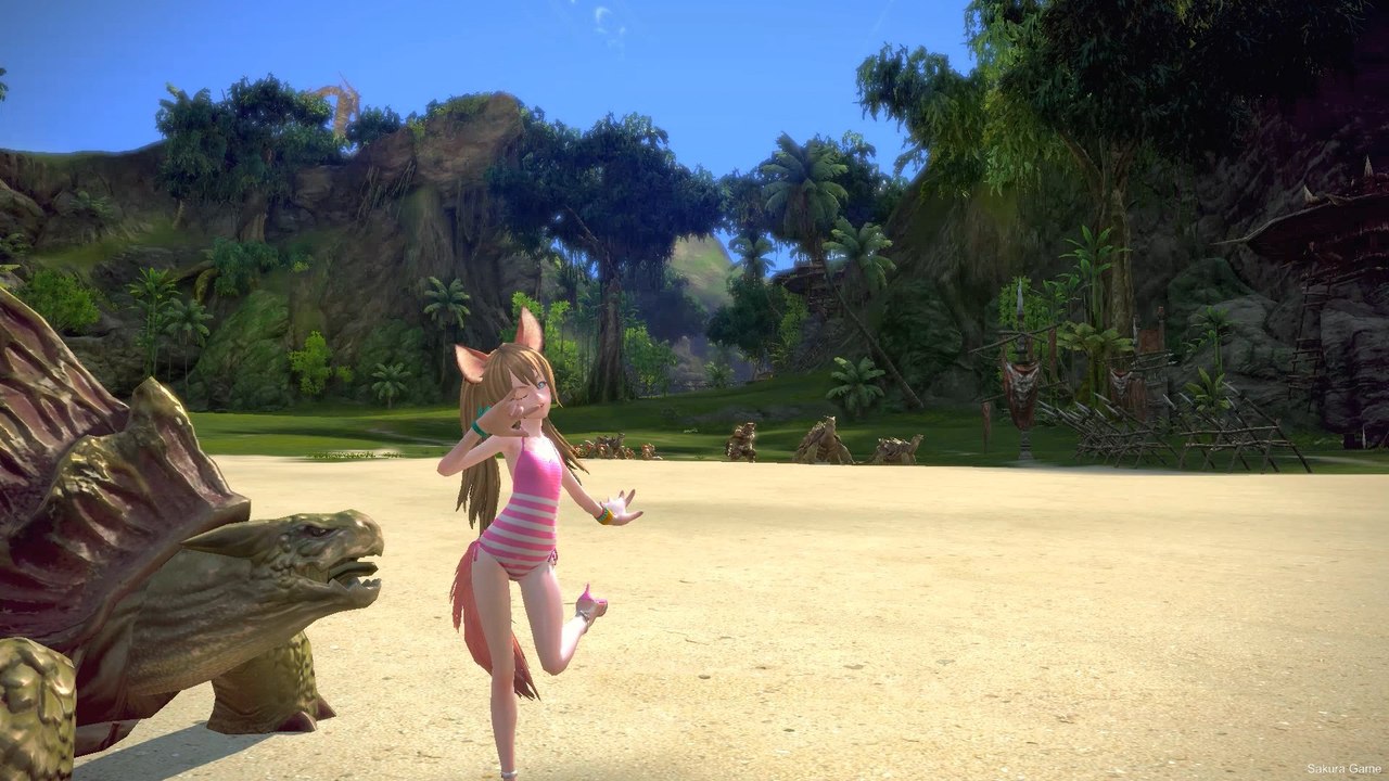 Tera Online: Sakura a la plage et c'est passe temps - PC Gameplay fr