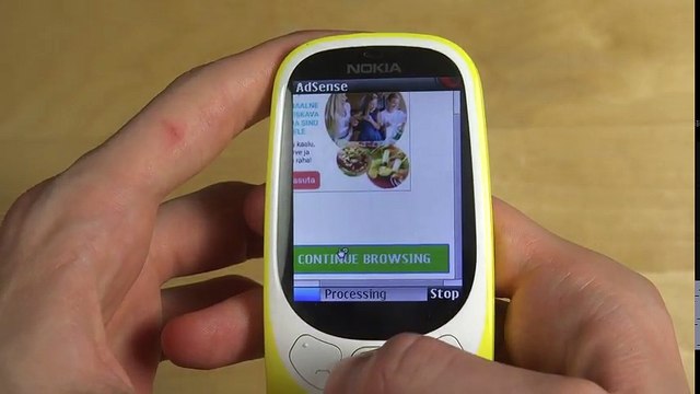 Nokia 3310 2017 - Internet Browser Review