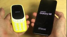Nokia 3310 2017 vs. Samsung Galaxy S8 - Which Is Faster