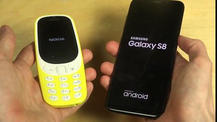 Nokia 3310 2017 vs. Samsung Galaxy S8 - Which Is Faster