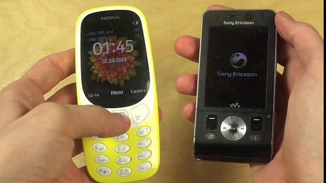 Nokia 3310 2017 vs. Sony Ericsson W910i - Which Is Faster