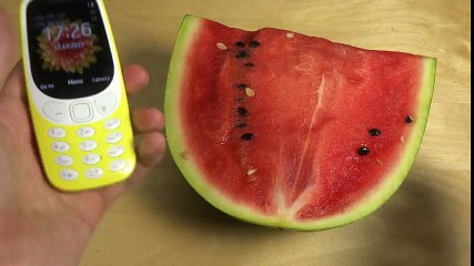 Nokia 3310 2017 vs. Watermelon - Quick Comparison