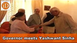 Governor meets Yashwant Sinha.