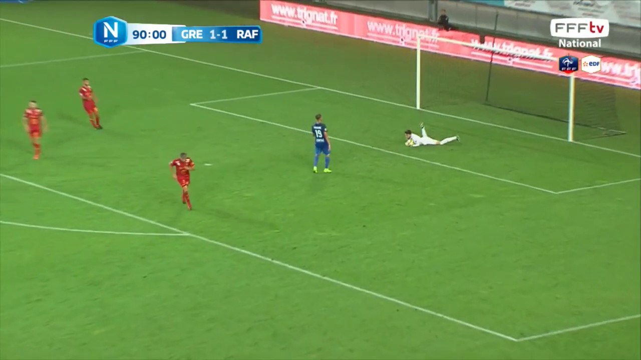 Bel arrêt sur frappe de loin