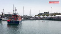 Concarneau. Filets Bleus : démonstration de sauvetage en mer