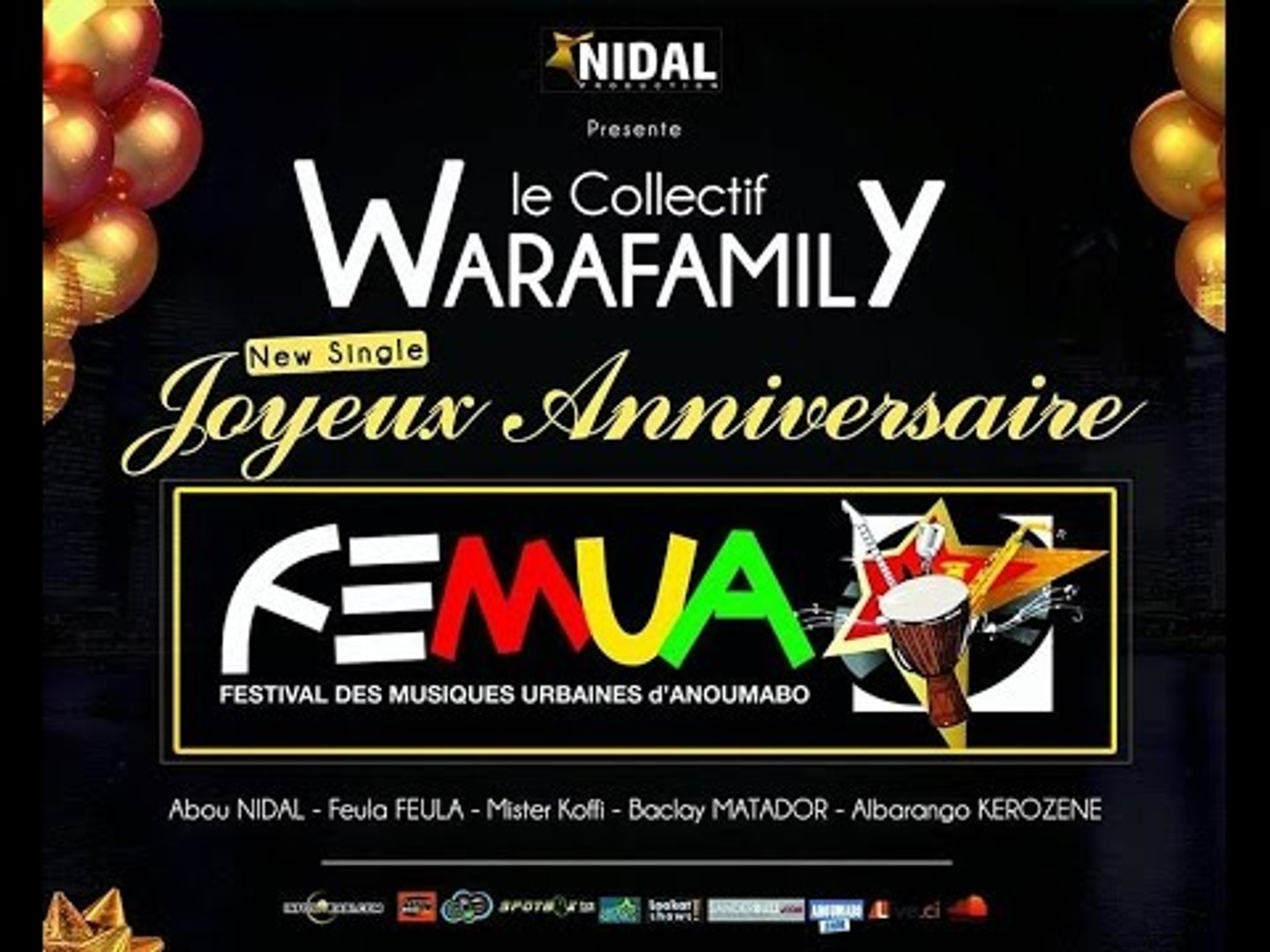 Clip Officiel Joyeux Anniversaire Femua Du Collectif Warafamily De Nidal Production Video Dailymotion