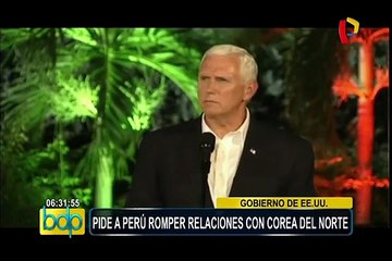 EEUU causa polémica por pedir a Perú romper lazos con Corea del Norte
