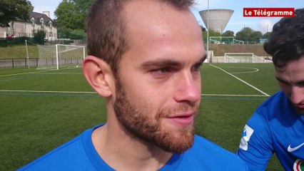 Football. Coupe de France. R?actions apr?s Quimper Italia - Landerneau