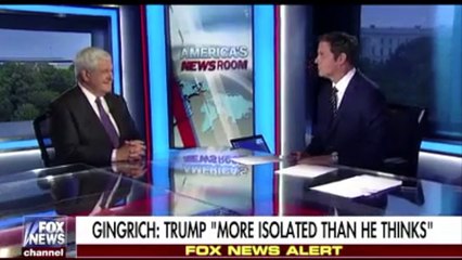 Trump supporter Newt warns Trump needs to make serious changes