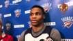 Russell Westbrook talks about the Rockets laughing at Andre Roberson & possible rule chang