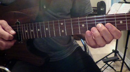 Jimmy Raney Rhythm in Bb at 100bpm first 8 bars