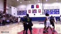 Baron Davis Watches Shareef ONeal Try to Dunk on EVERYONE! Crossroads HEATED PLAYOFFS vs
