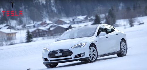 Tesla Model 3 Snow Testing in New Zealand